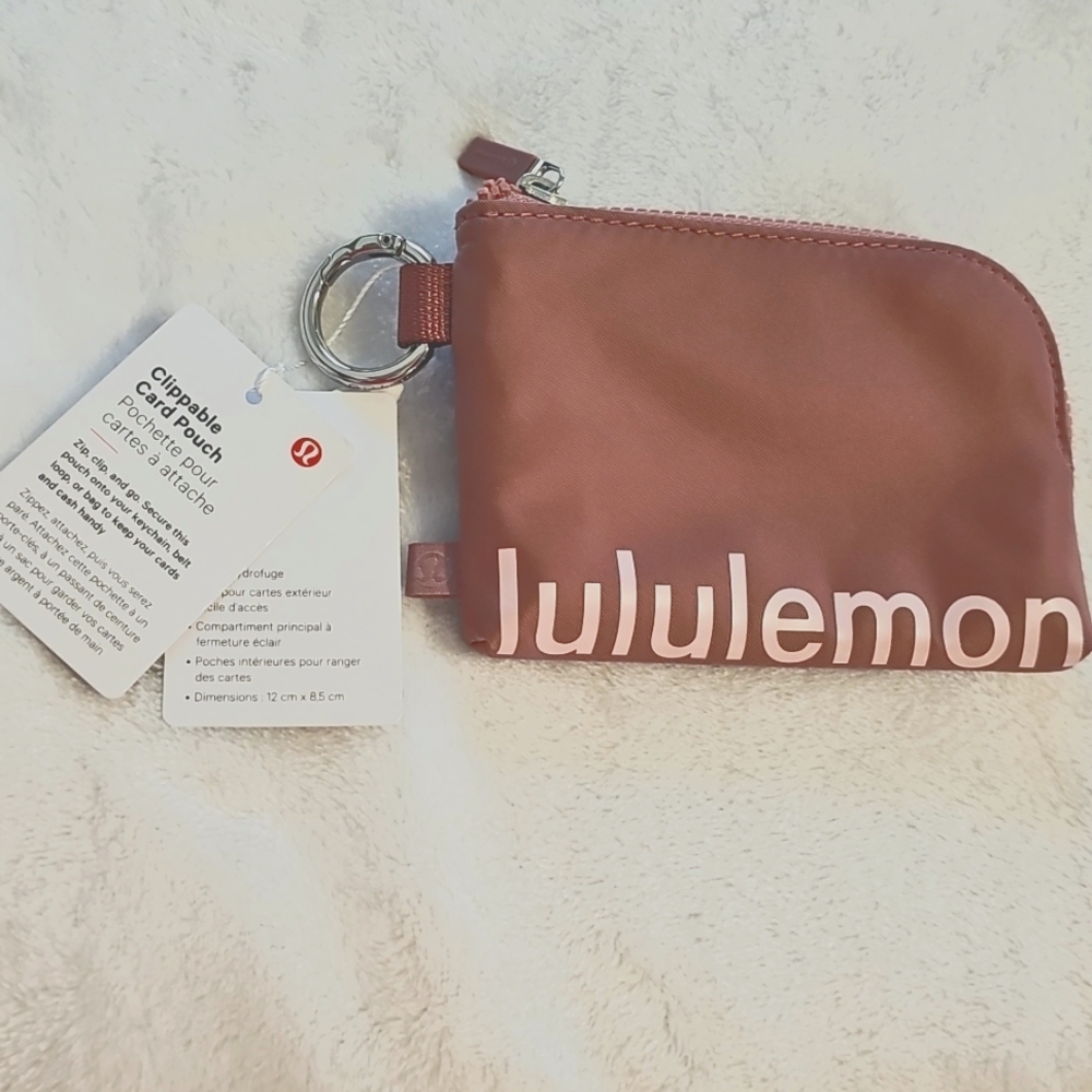 Lululemon Womens Clippable Card Pouch